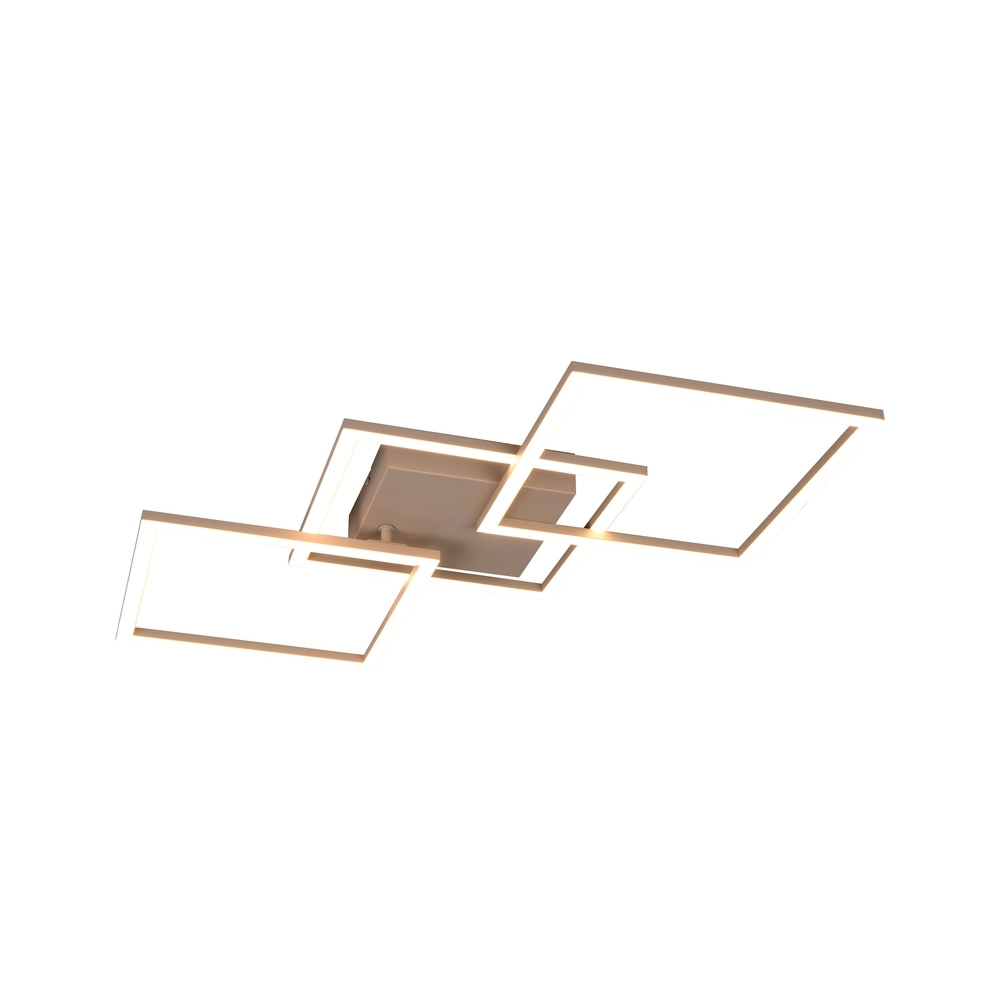Modern ceiling lamp Trail 74.5cm sand brown