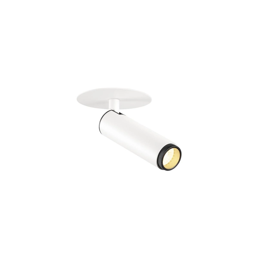 Recessed spotlight Grip! S white with black 3000K SLV 4024163304832