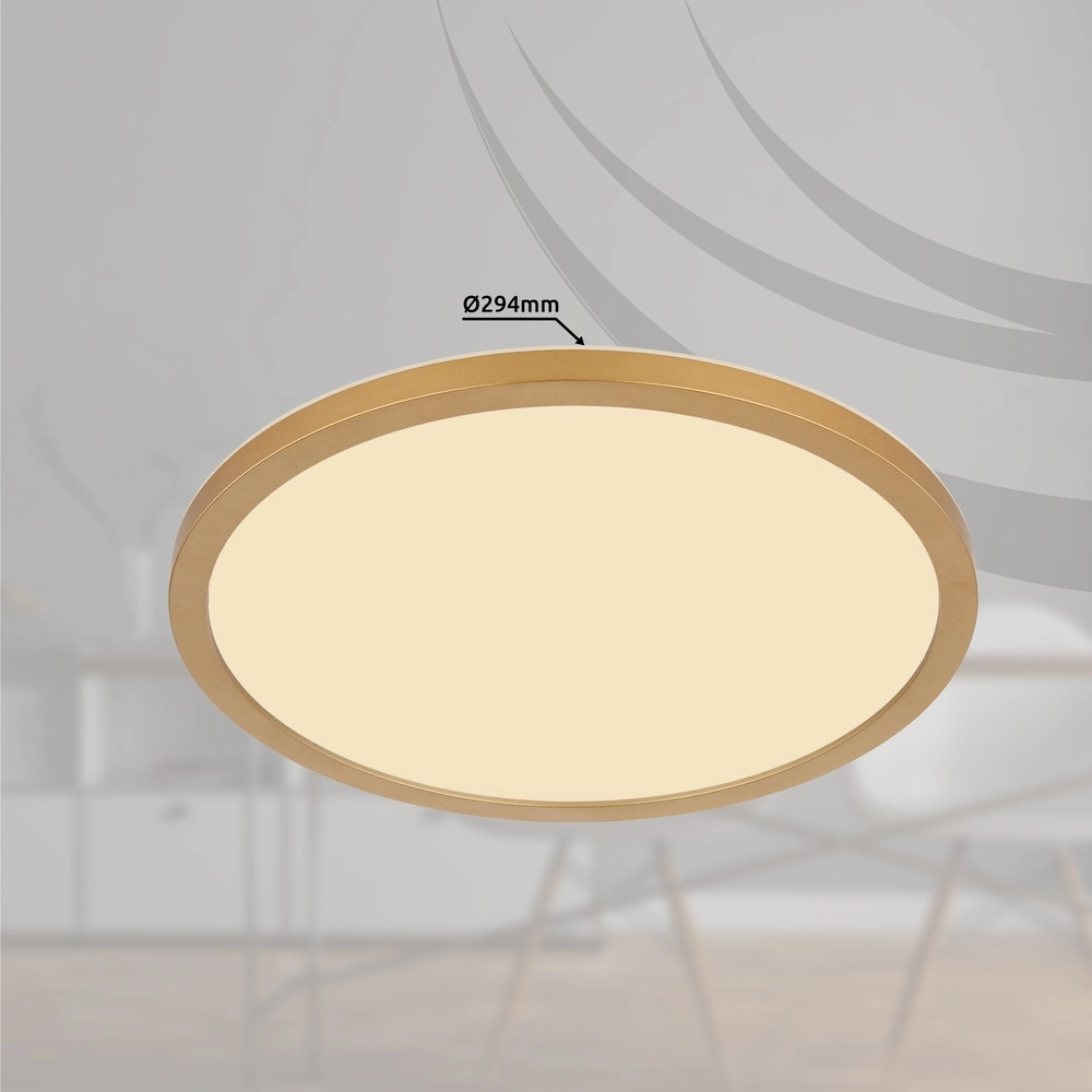 Ceiling light Sapana Ø 29.4cm gold Globo 9007371454419