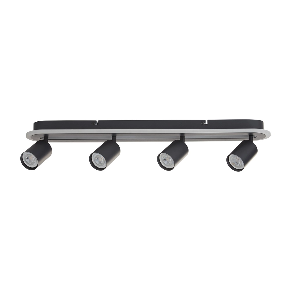 Ceiling lamp San Diego 4-light black Searchlight 5053423302096