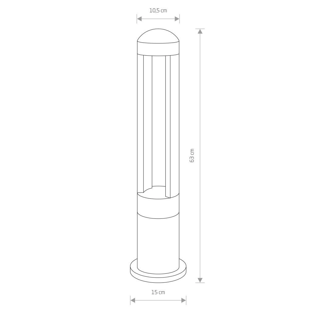 Designer lamp Monterrey Led black Lyora 5903139950794