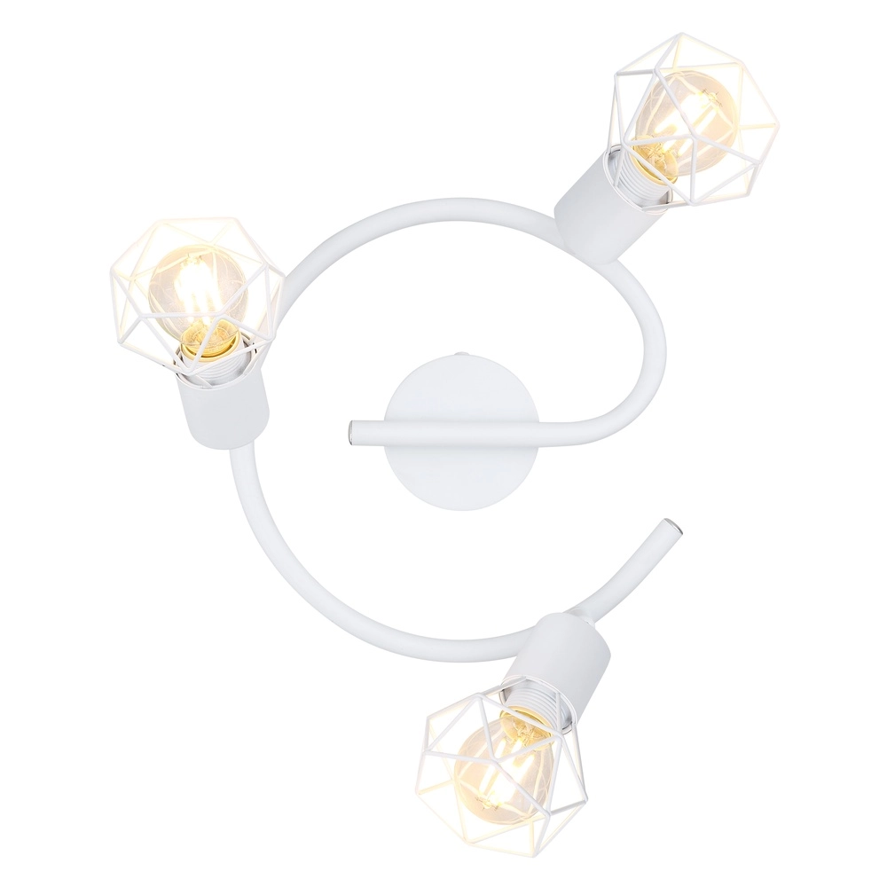 Ceiling lamp Xara I 3-light white Globo 9007371400997