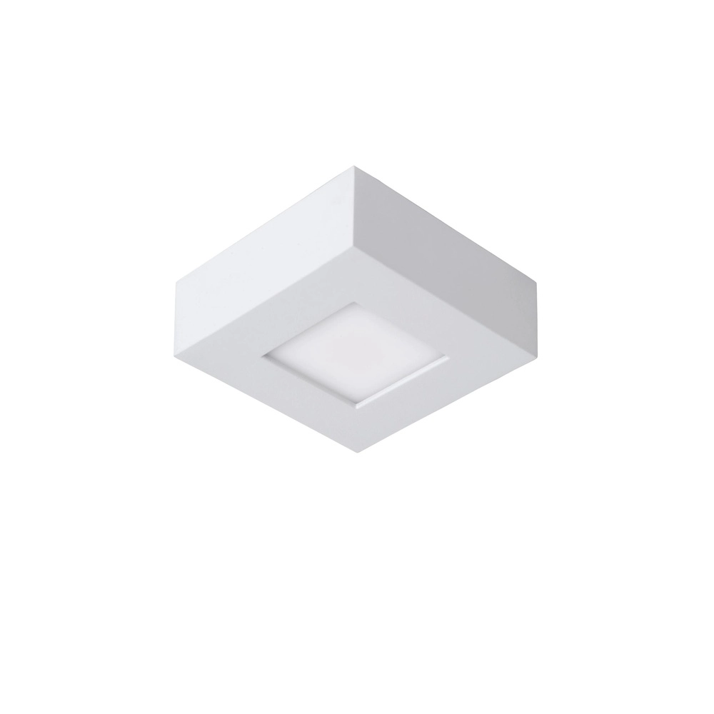 Ceiling light Brice-Led 10.8cm square IP44 white