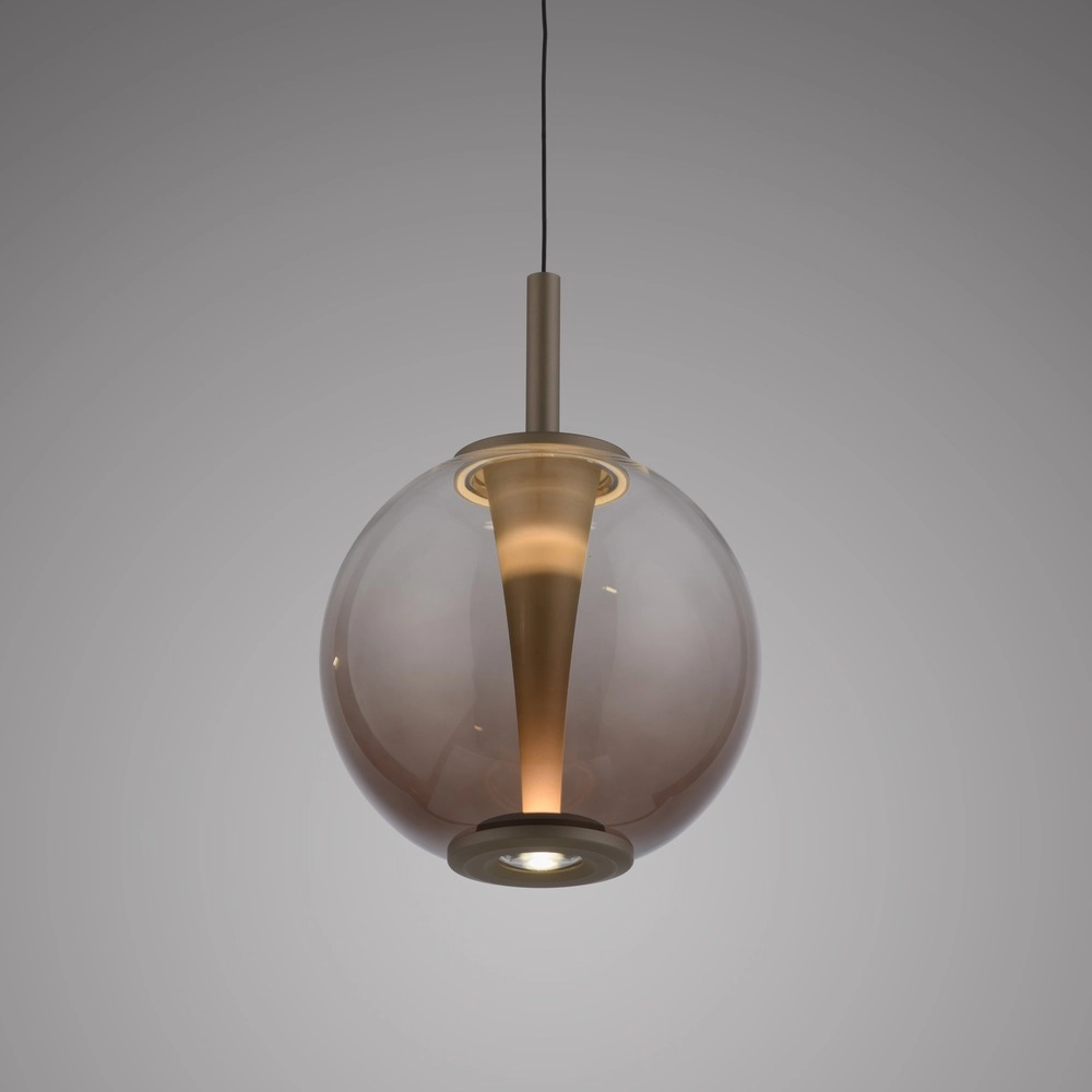 Led pendant light Pure Infinity with amber glass - Ø 18cm Paul Neuhaus 4012248399040