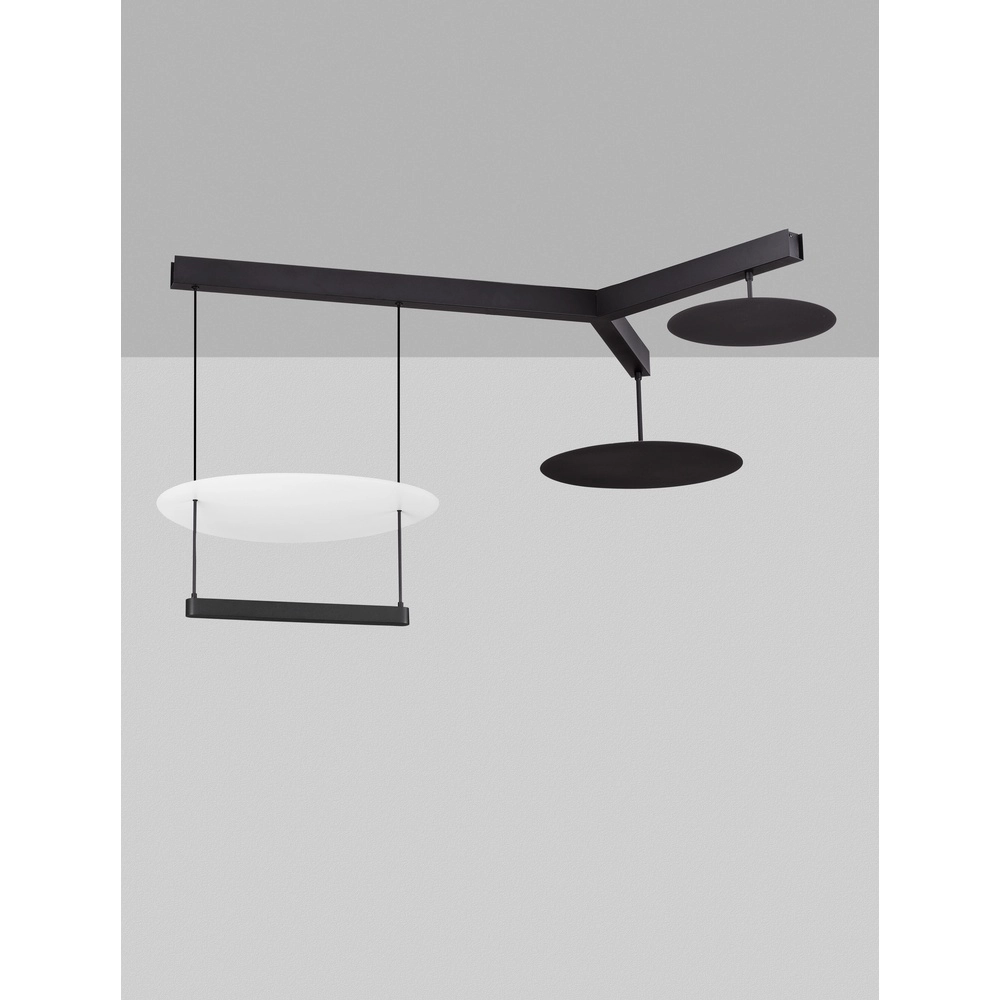 Pendant lamp Diona black and white Lyora 5212017451507