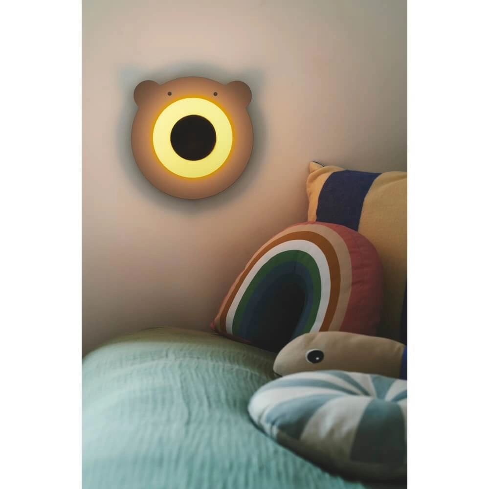 Children's wall lamp Bruna Bear brown Nordlux 5704924016035