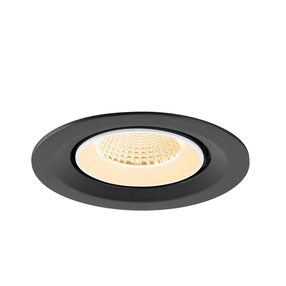 Recessed spotlight Numinos Gimble M black/white 2700K - 40deg SLV 4024163312097