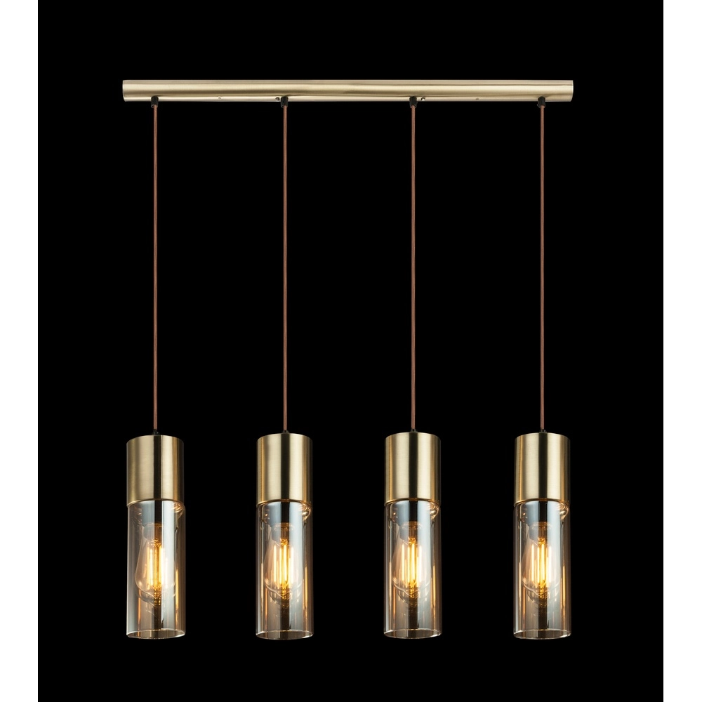 4-light pendant lamp Annika Gold design Globo 9007371370214