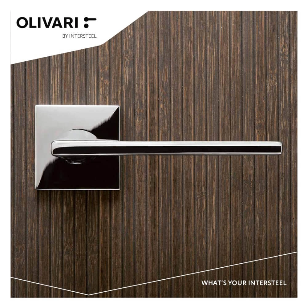Design door handle Lotus Q chromium Olivari 8714186477274
