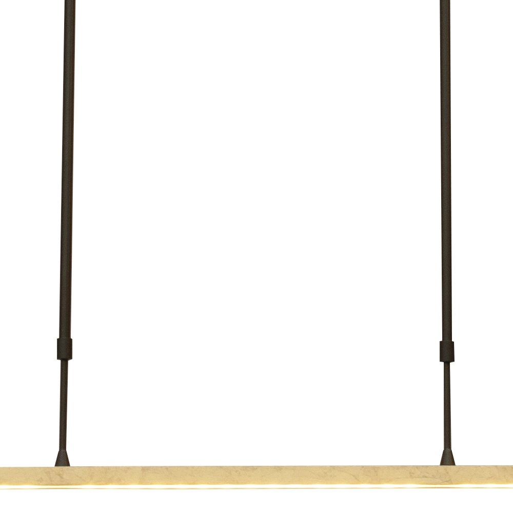 Black hanging lamp Real 2 160cm with gold Masterlight 8718121220451