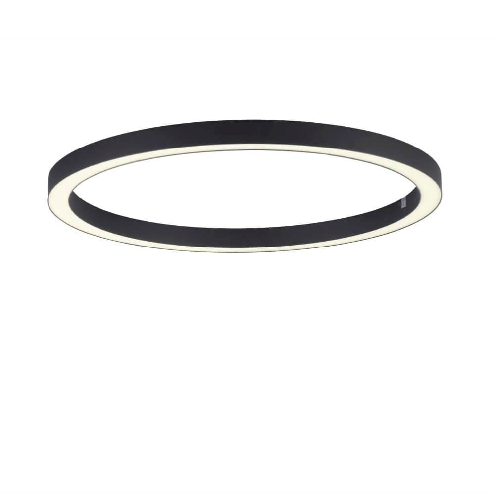 Round floor lamp Pure Lines Round Ø 70cm anthracite