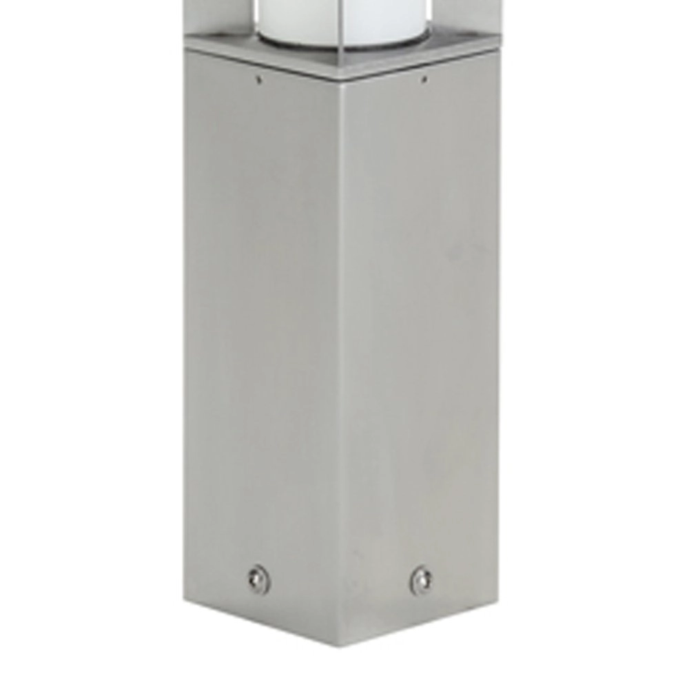 Standing outdoor lamp stainless steel Squared 50cm Albert 4007235905359