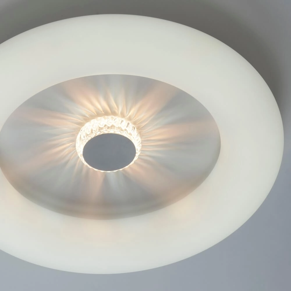 Round ceiling lamp Vertigo white Ø 50cm Just Light 4043689992408
