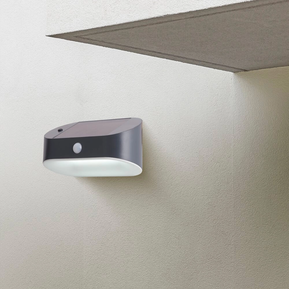 Anthracite wall lamp Solar design Searchlight 5053423241456