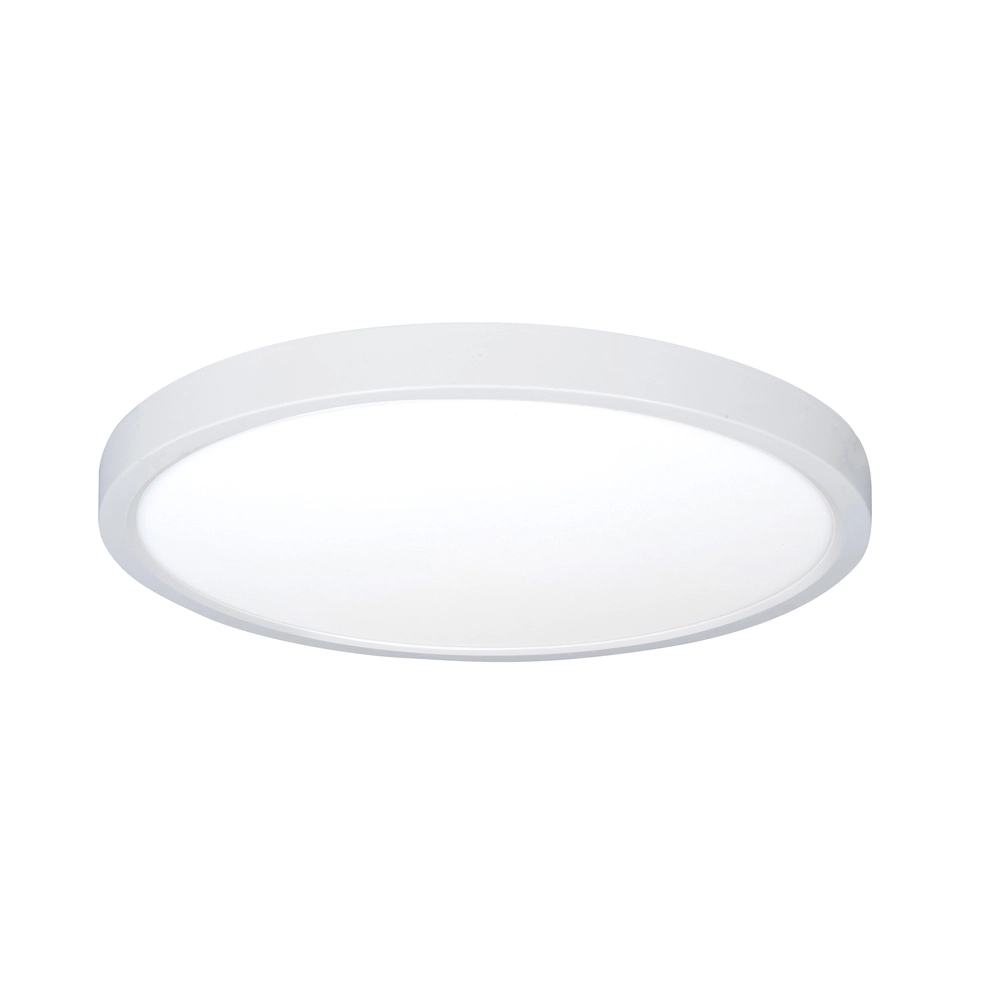 White ceiling lamp Piatto Ø 30.5cm