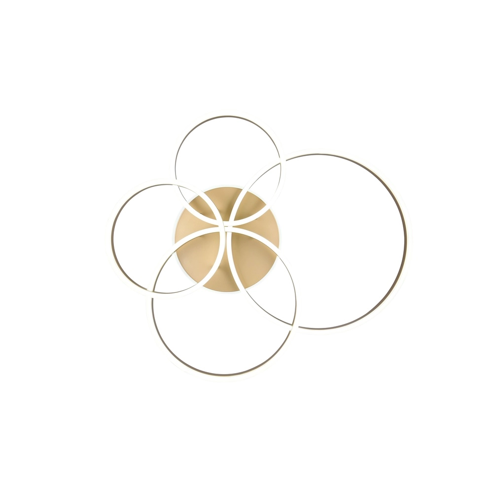 Ceiling lamp Drake gold modern Trio 4017807657814