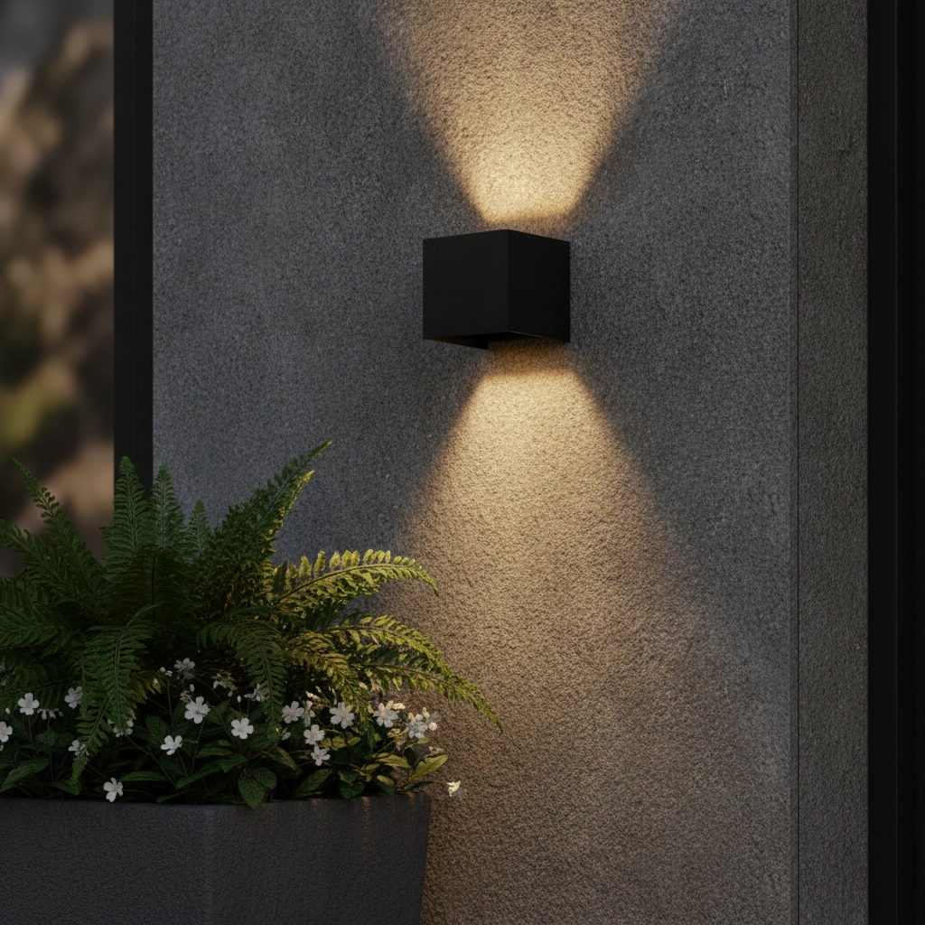 Square surface-mounted spot Epic anthracite