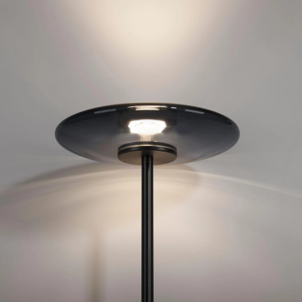 Designer floor lamp Pure Vitrum gray Paul Neuhaus 4012248382721