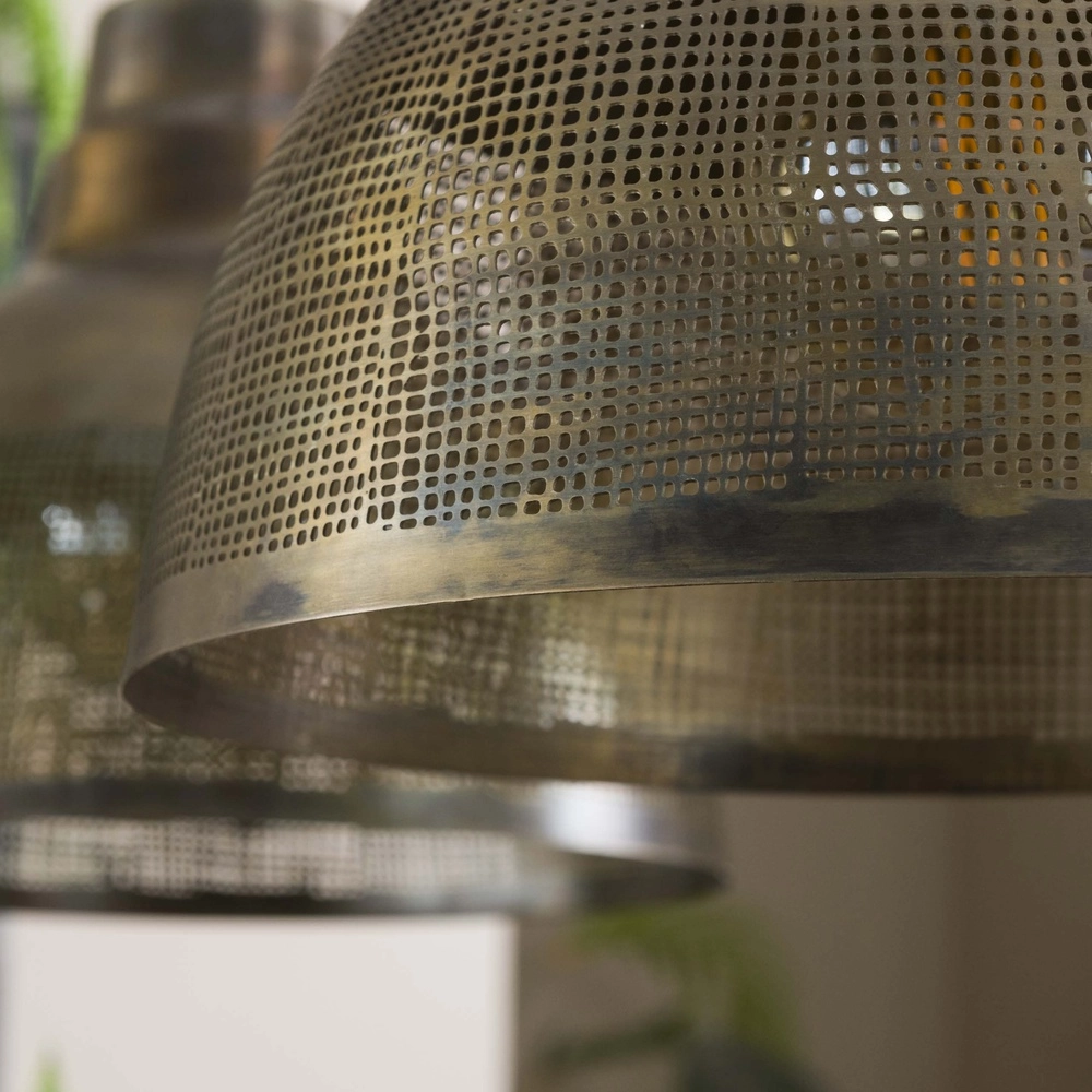 Industrial pendant lamp Screen 2x Ø 38cm Lyora 8716803513006