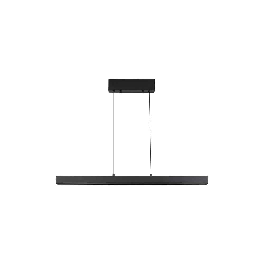 Pendant lamp Linear Adjustable Black