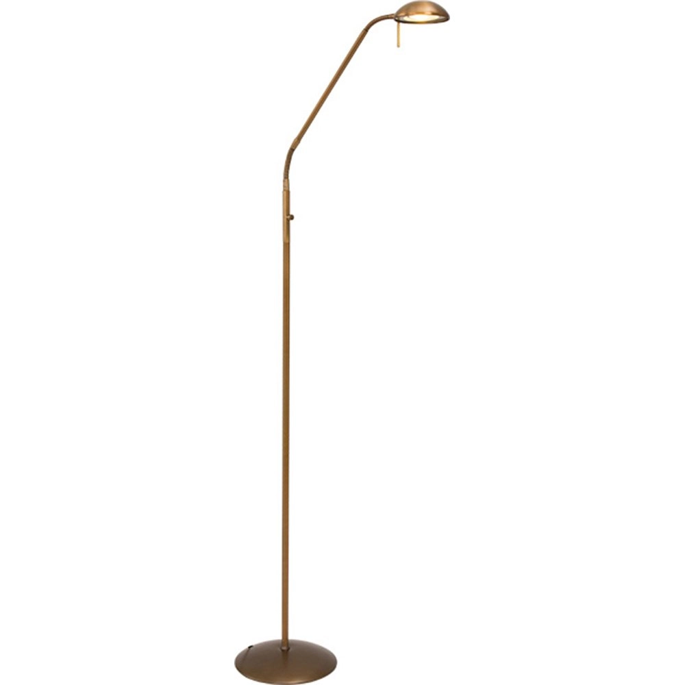 Floor lamp Mexlite 180cm - 2700K bronze brown