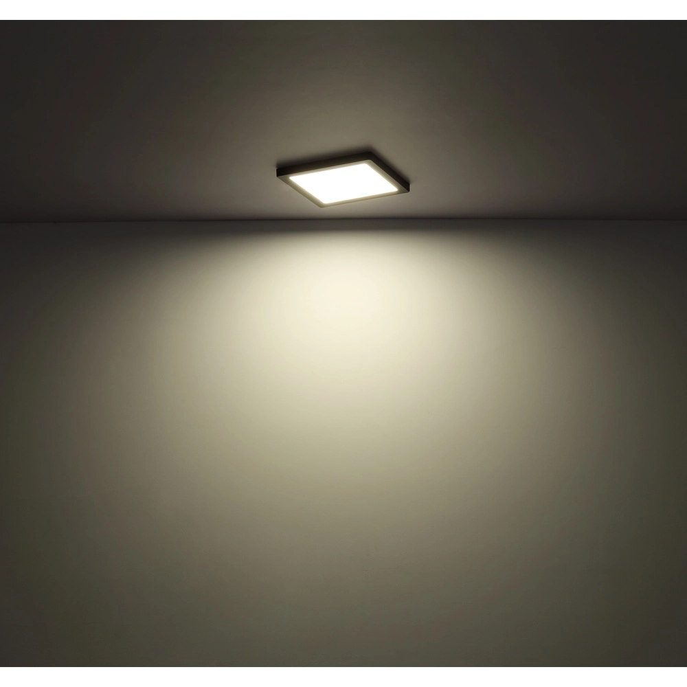 Design ceiling light Lasse Square Black 16.7cm Globo 9007371439898
