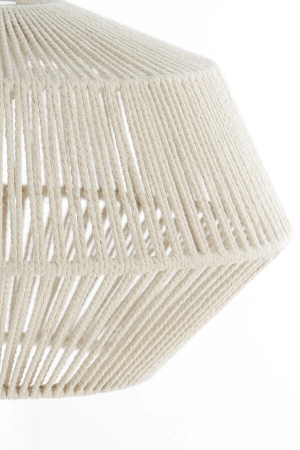Scandinavian pendant lamp Deya cream Ø 40cm Light & Living 8717807744922