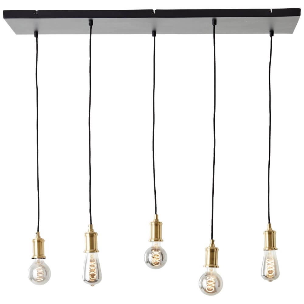 Hanging lamp Darcia with 5 pendulums Brilliant 4004353411694