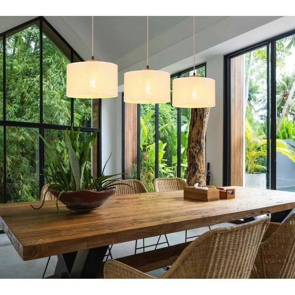 Design pendant lamp Jule 3-light Globo 9007371589333