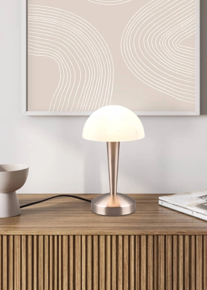 Nickel table lamp Canaria design Trio 4017807574968