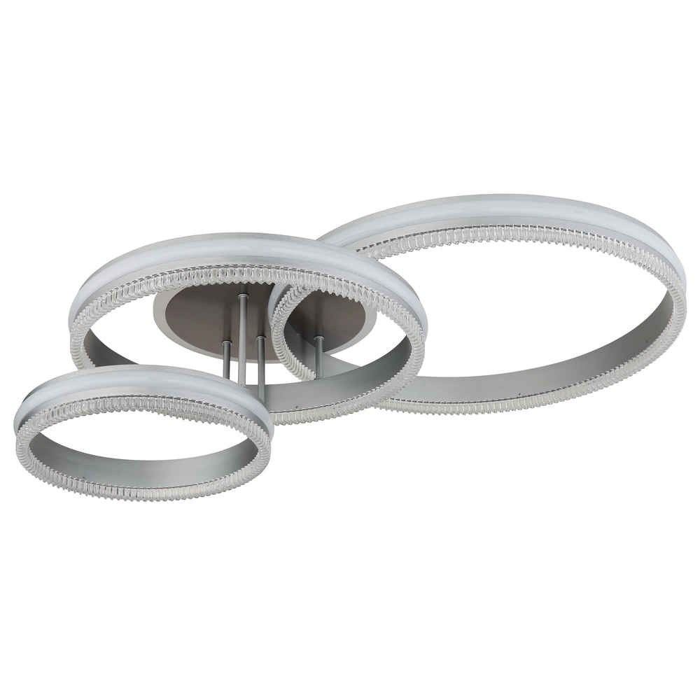 Ceiling lamp Francine gunmetal 3 rings Globo 9007371589630