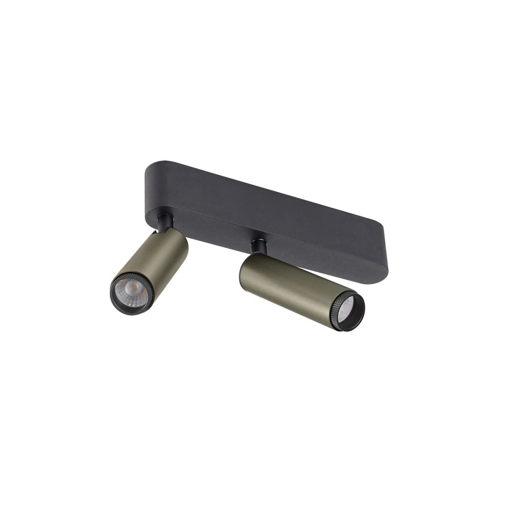 Surface-mounted spot Grip! S 2-light bronze 2700K SLV 4024163304887