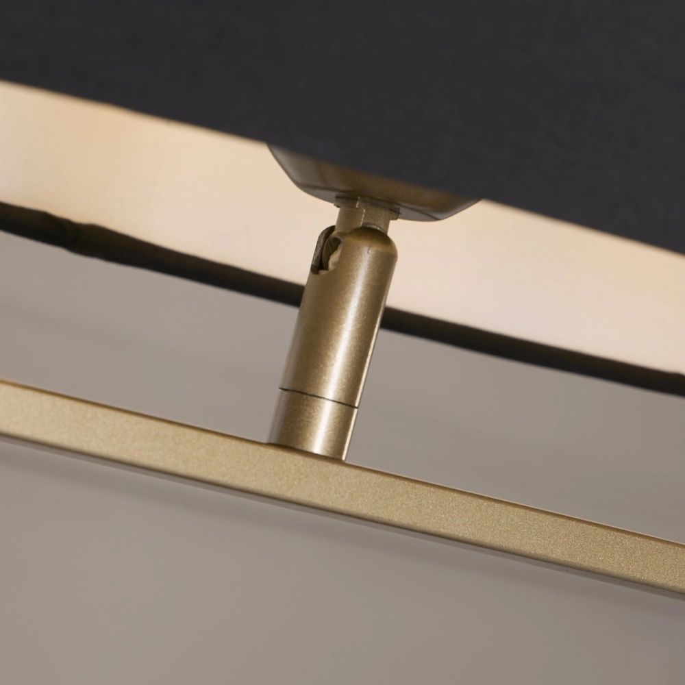 Table lamp Sleek bronze with black cap Searchlight 5053423305431