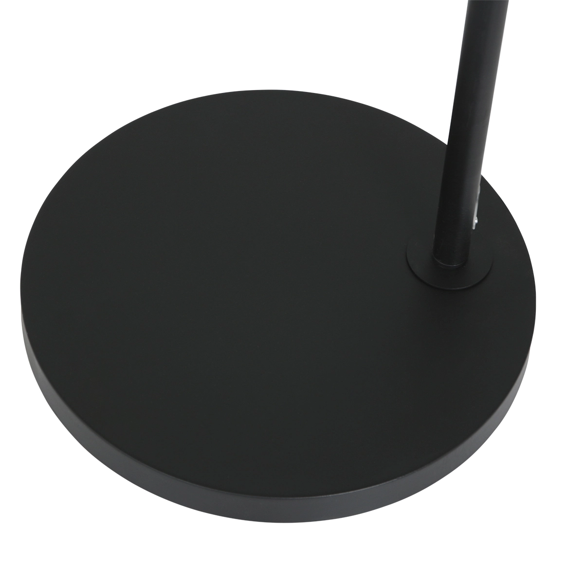 Floor Reading Lamp Prestige Chic black with 40cm taupe lampshade Steinhauer 8712746145830