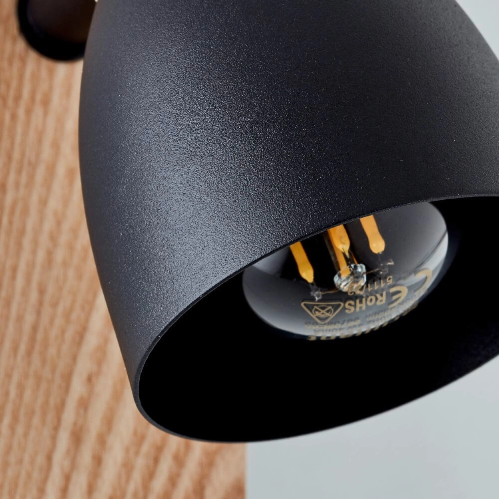 Wall lamp Daintree black Brilliant 4004353408663