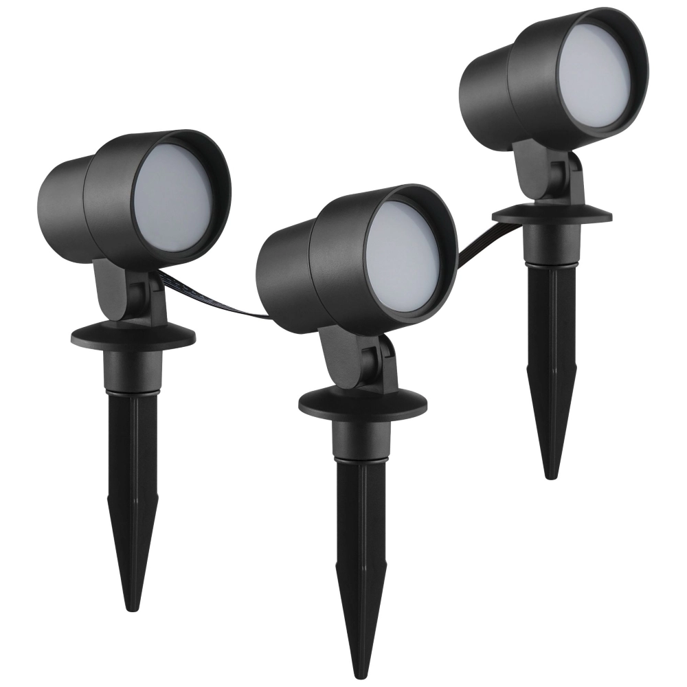 Smart spike light set Kamara RGB - 3 pieces - 3 meter cord and plug Brilliant 4004353453717
