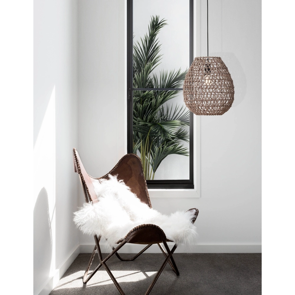 Pendant lamp Griffin brown
