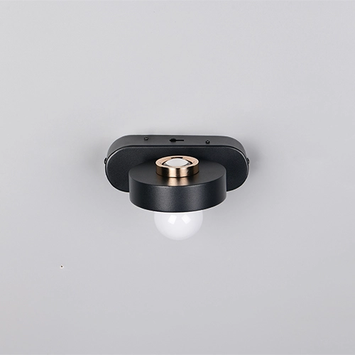 Wall lamp Arpino black 15cm Trio 4017807683639