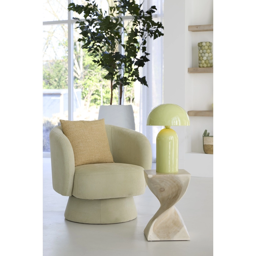 Mushroom table lamp Tolima gloss light green - Ø 31cm Light & Living 8717807807863