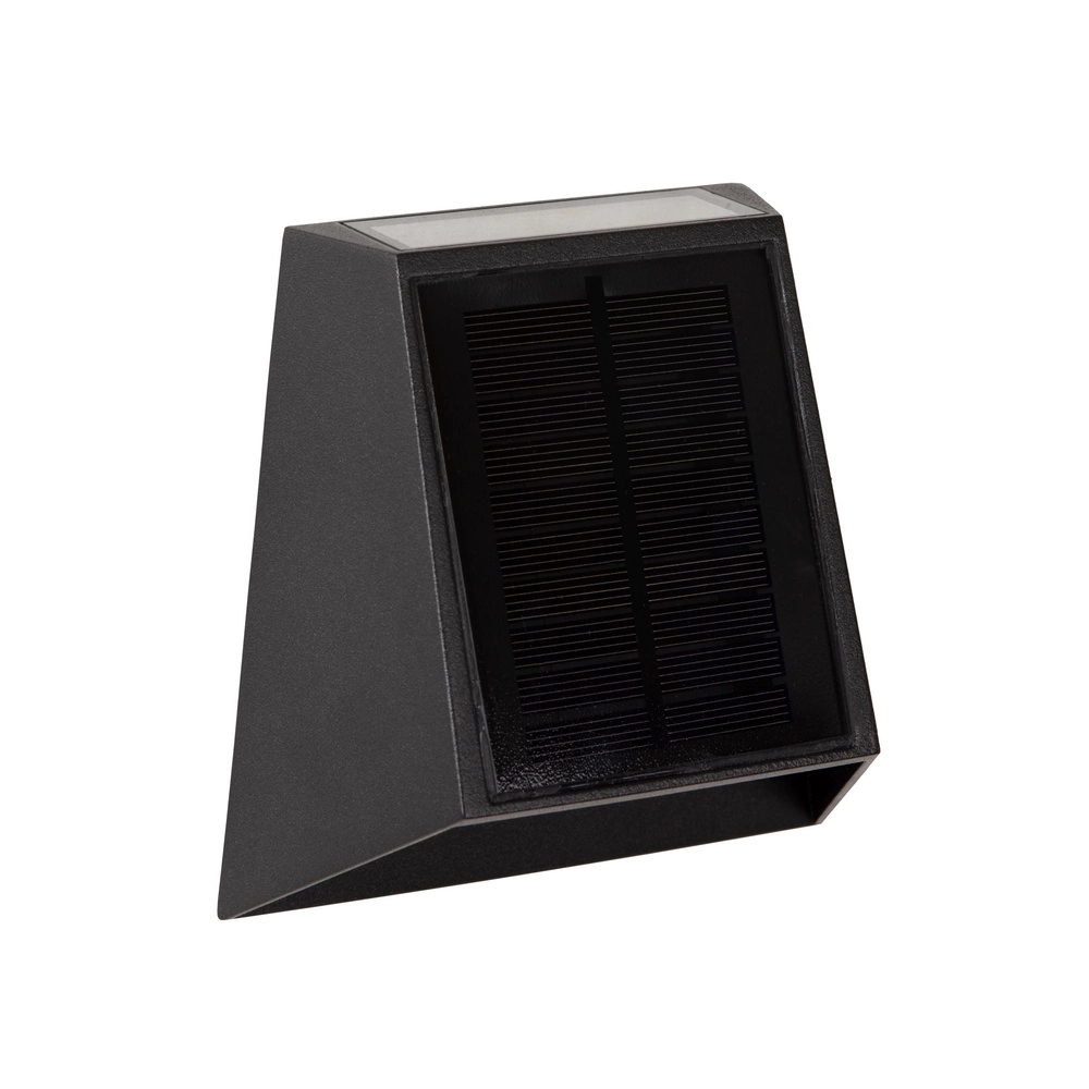 Wall lamp Luton Solar Black