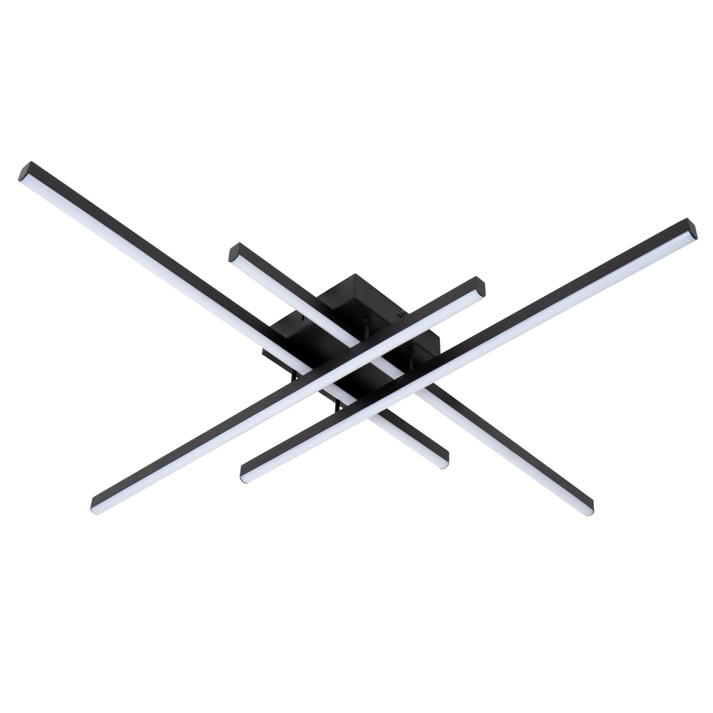 Modern ceiling lamp Novak black dimmable