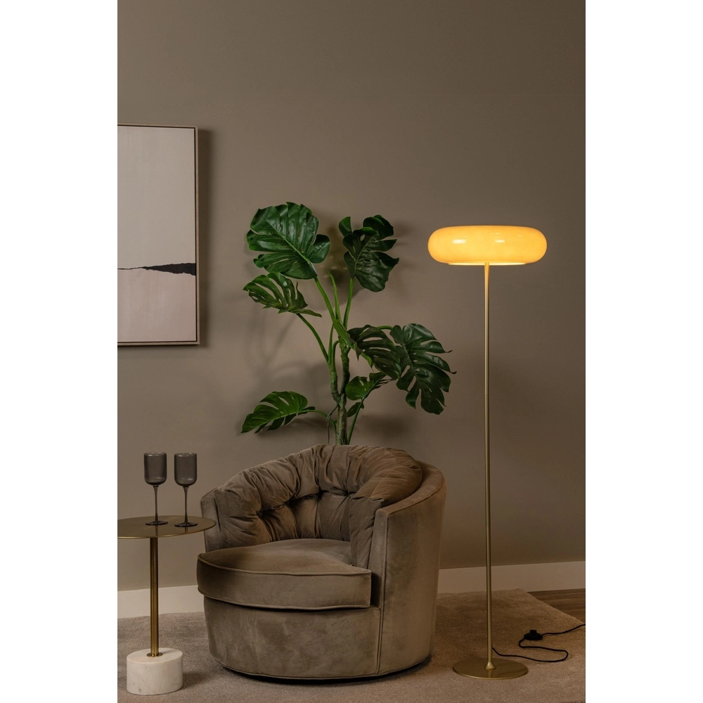 Floor lamp Sentino Ø 40cm taupe Lucide 5411212106377