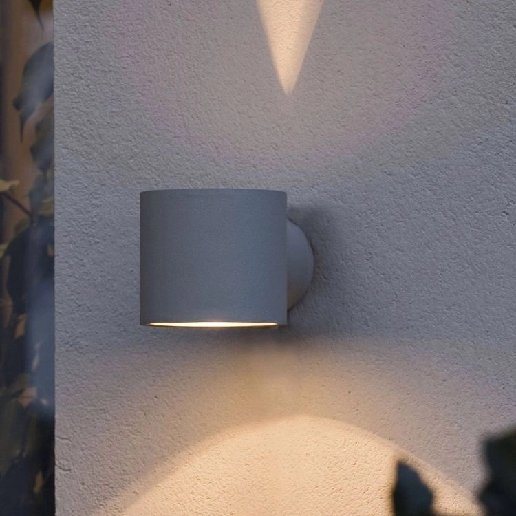 Wall spotlight Modena Up - Down round Y-shine grey KonstSmide 7318307342307