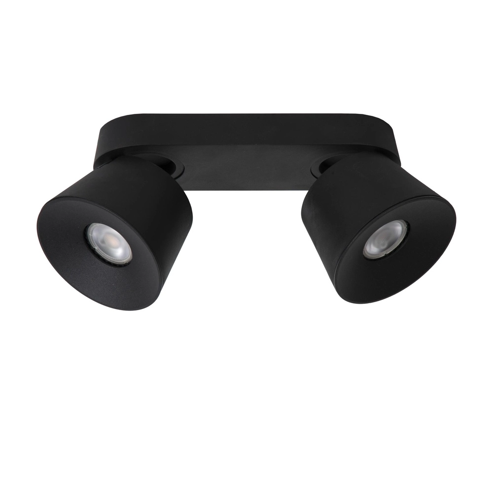 Ceiling spotlight Trigono Double Black