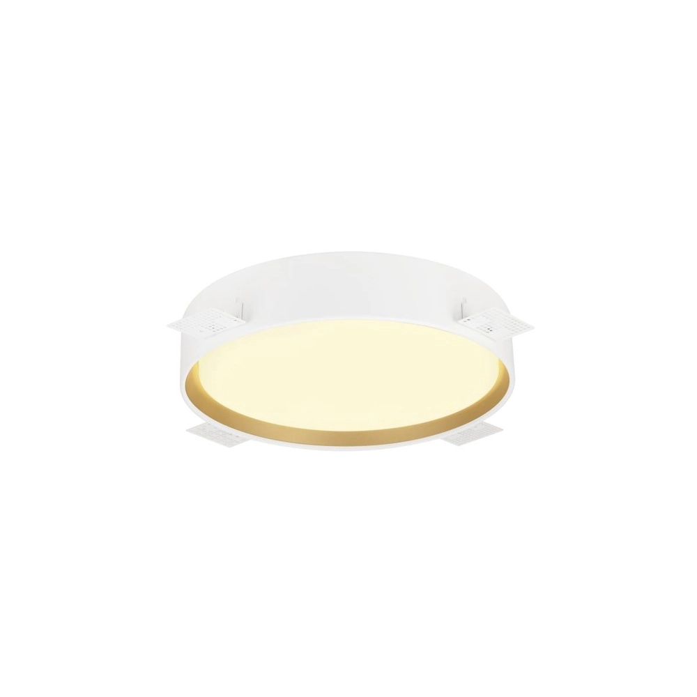 Ceiling lamp Decona Ø 30cm white with gold - 3000K/4000K SLV 4024163302975