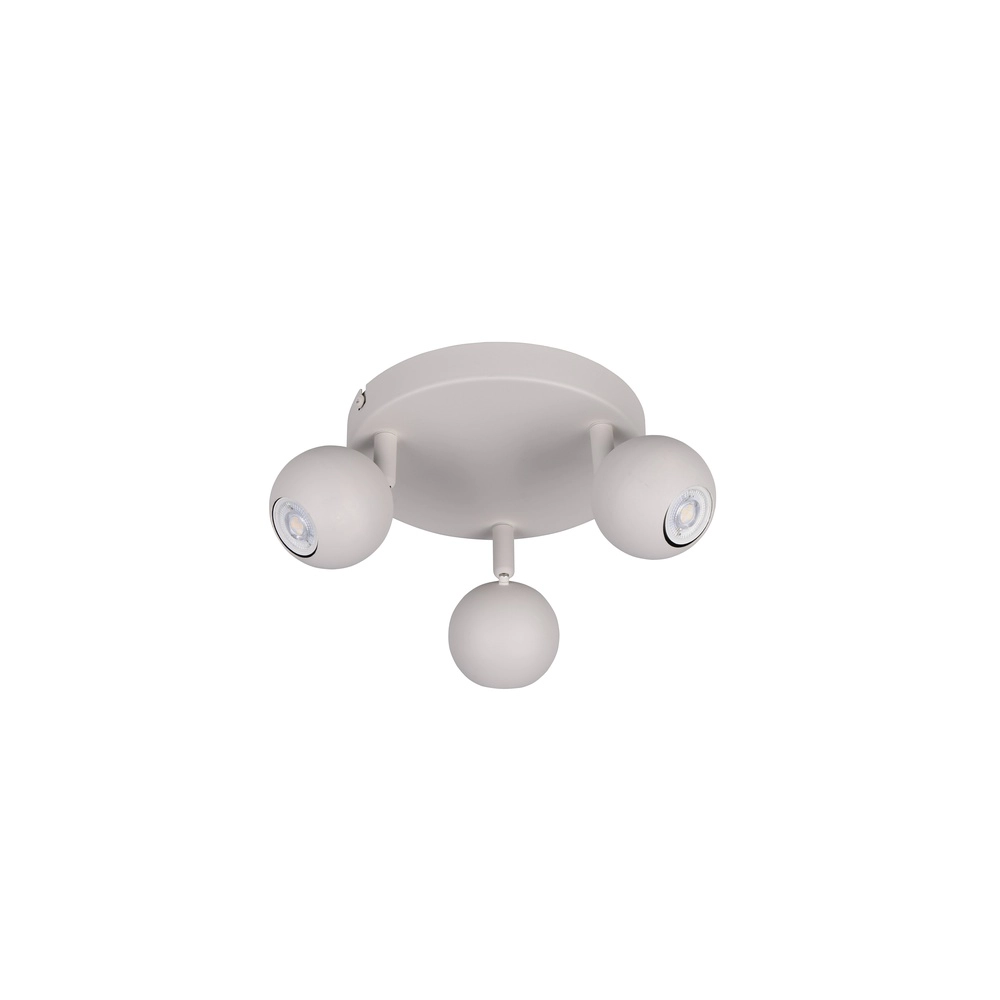 Surface-mounted spot Enaro 3-light grey