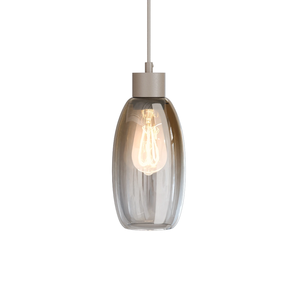 Glass pendant lamp Olive 3x Ø 12.5cm - sand Masterlight 8718121393940
