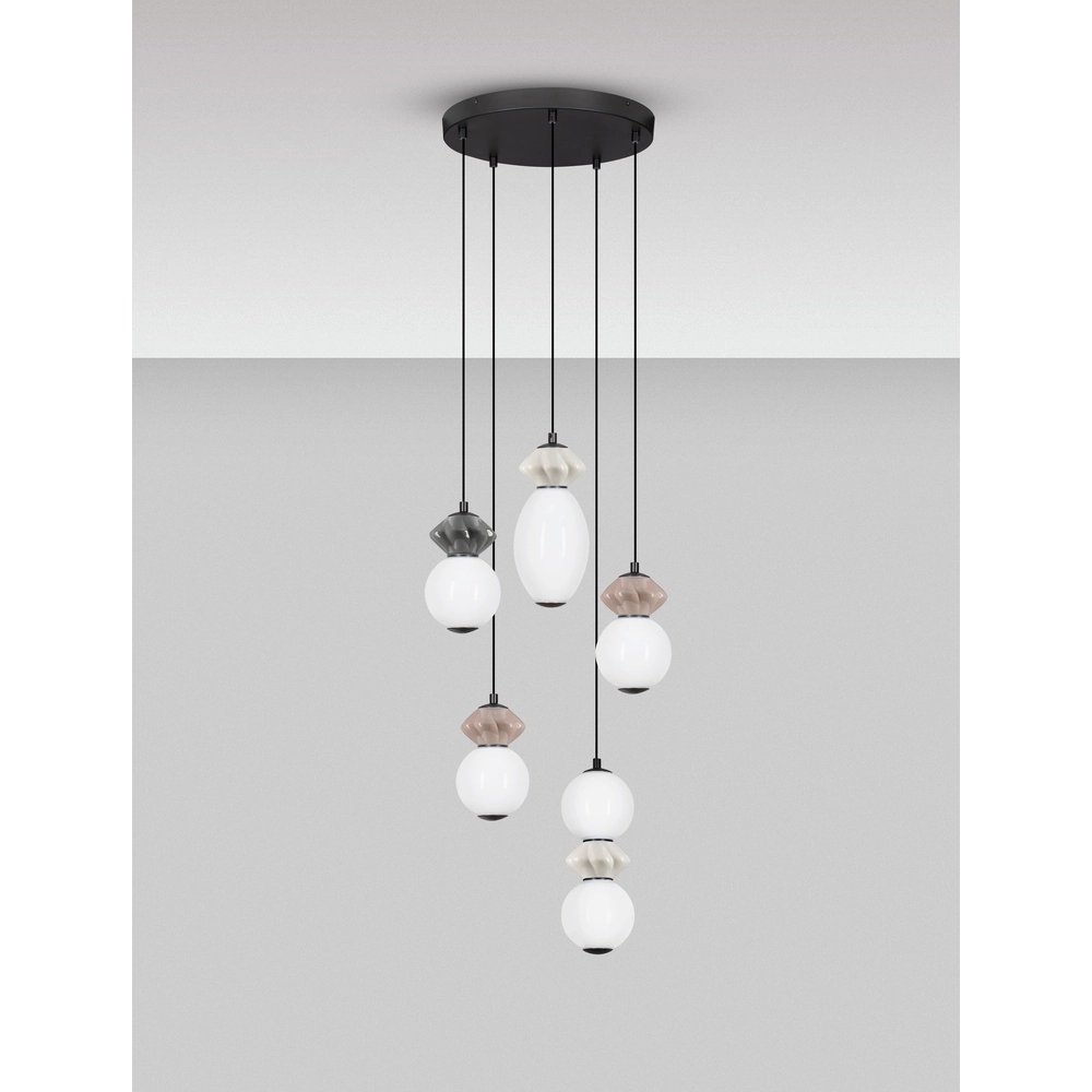 Pendant lamp Pallina 5-light Lyora 5212017484031