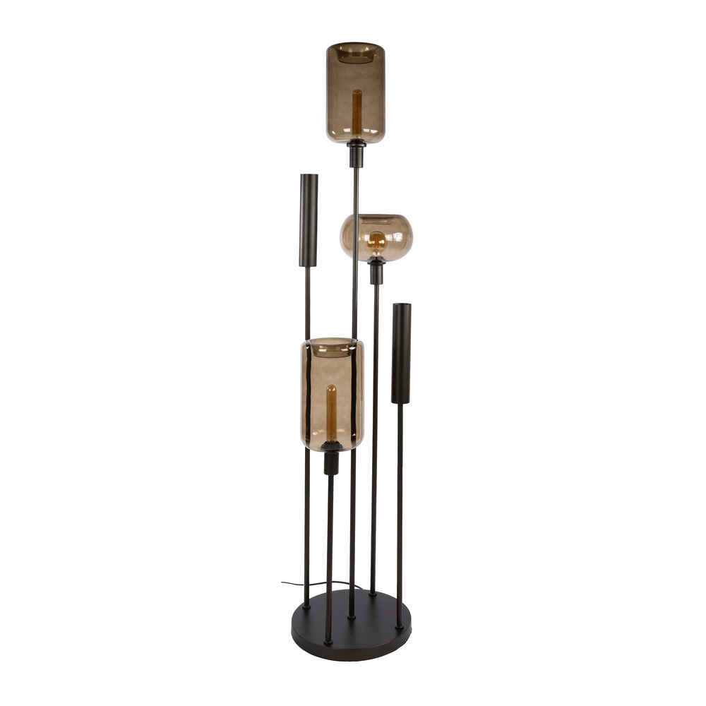 Design vloerlamp Serene sienna bruin Lyora 8716803514775