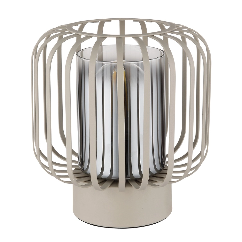 Table lamp Alfred sand brown Ø 18cm Globo 9007371522613